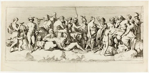 History of Psyche by François Perrier, print, 1634-1646