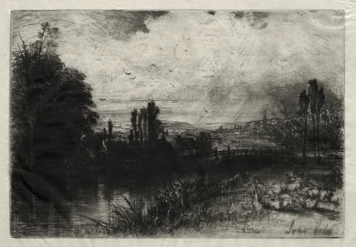 On the Test by Francis Seymour-Haden, print, 1854-1864