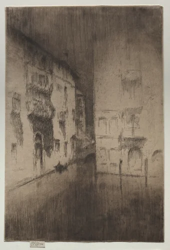 Nocturne: Palaces by James McNeill Whistler, print, 1879-1880