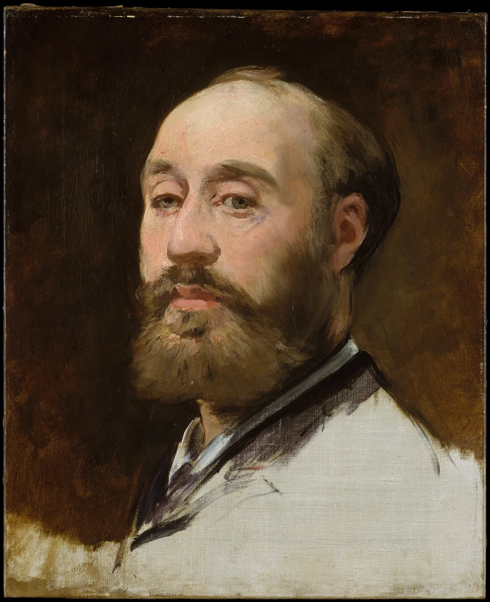 Head of Jean-Baptiste Faure (1830–1914) by Edouard Manet, painting, 1882-1883