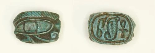 Scaraboid: Wedjat Eye by Egyptian, other, -1550--1295