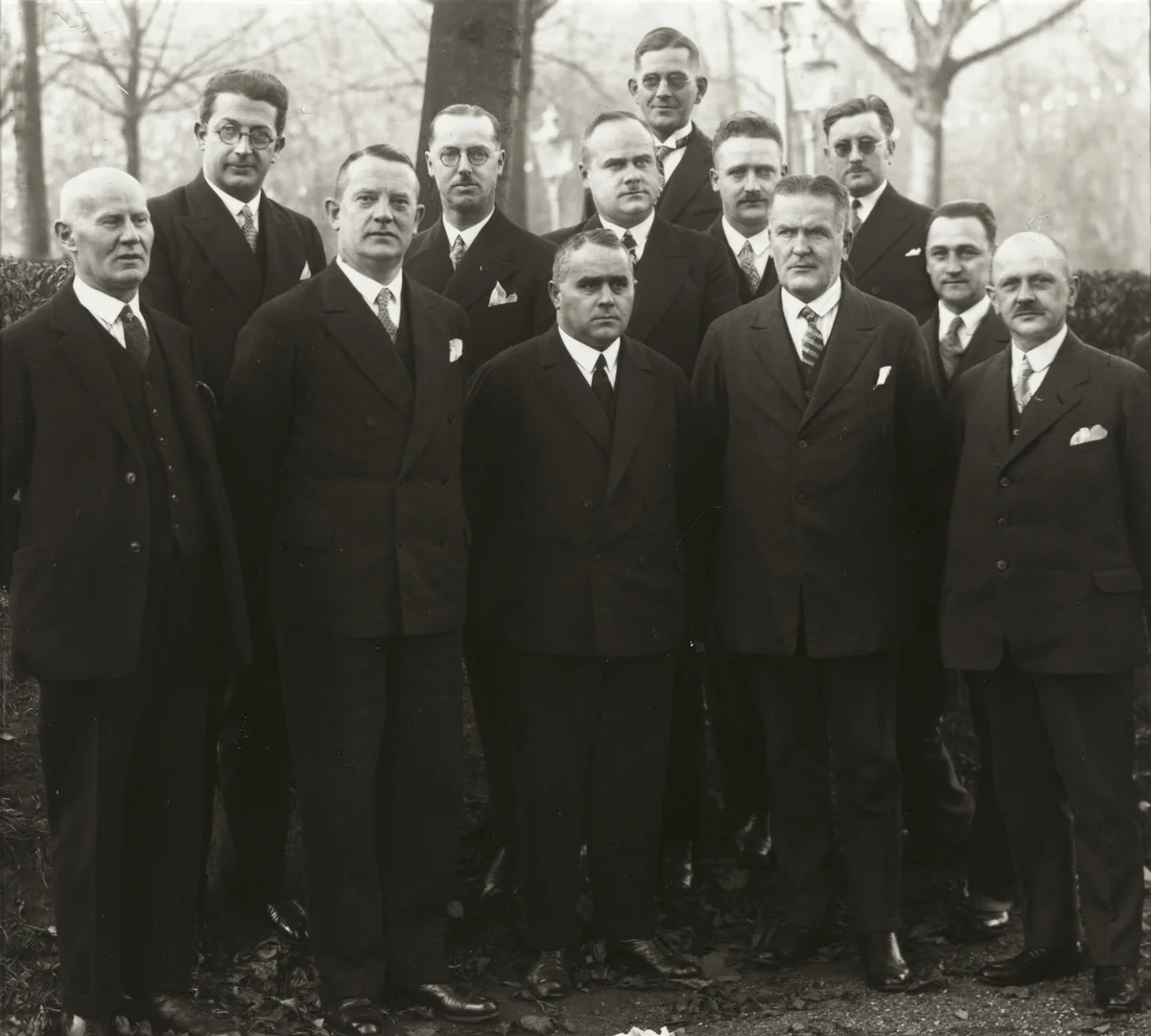 Architecture School Representatives by August Sander, photograph, 1928