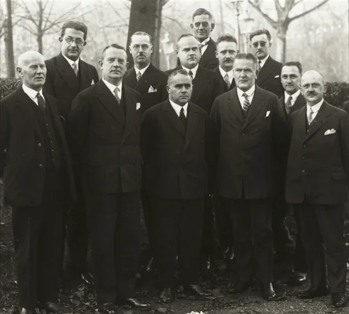 Architecture School Representatives by August Sander, photograph, 1928