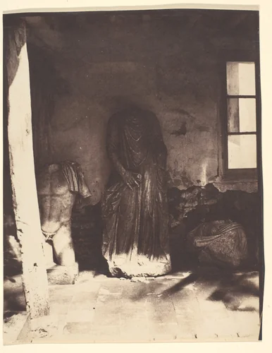 [Antiquities in the Museum at Cherchell, Algeria] by John Beasley Greene, photograph, 1853-1854