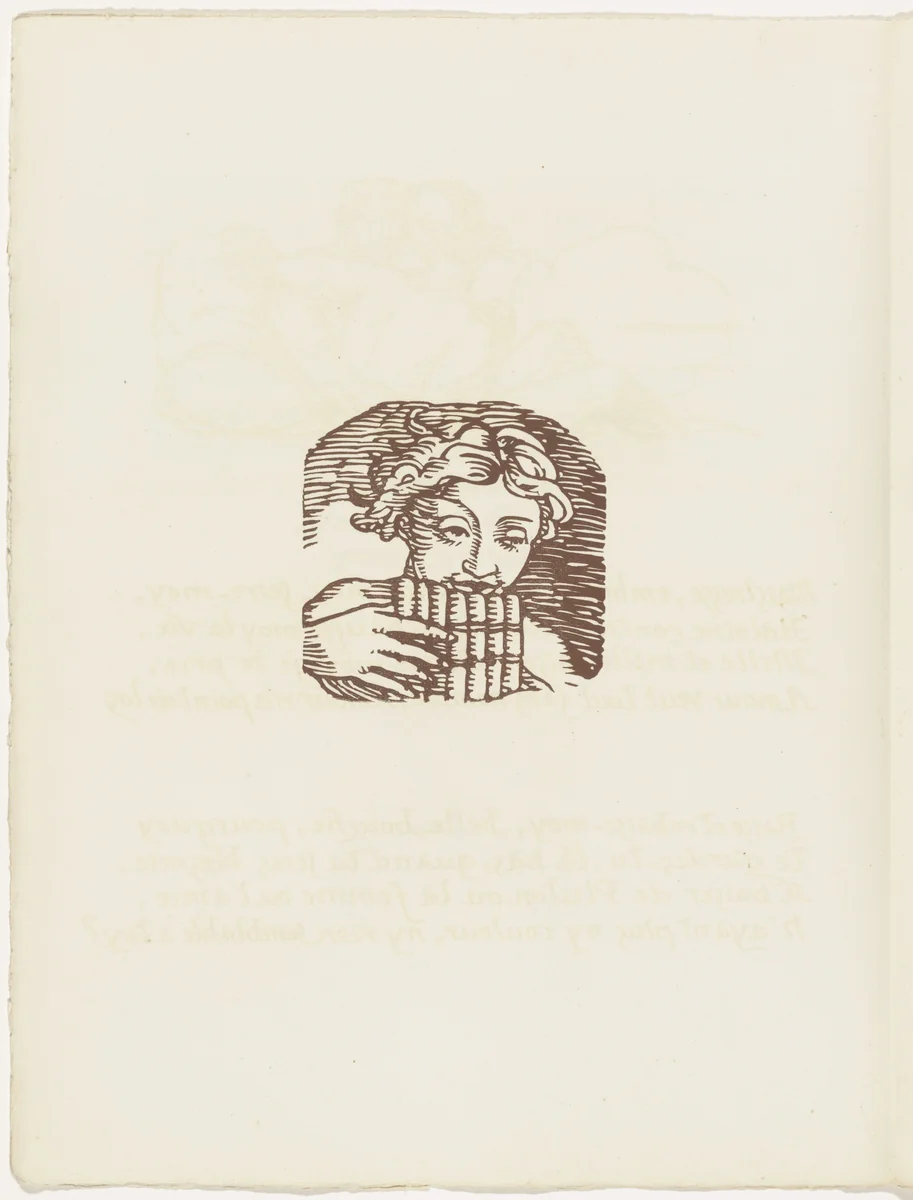 Vignette (folio 124 verso) from Les Amours (The Loves) by Émile Bernard, illustrated book, 1915