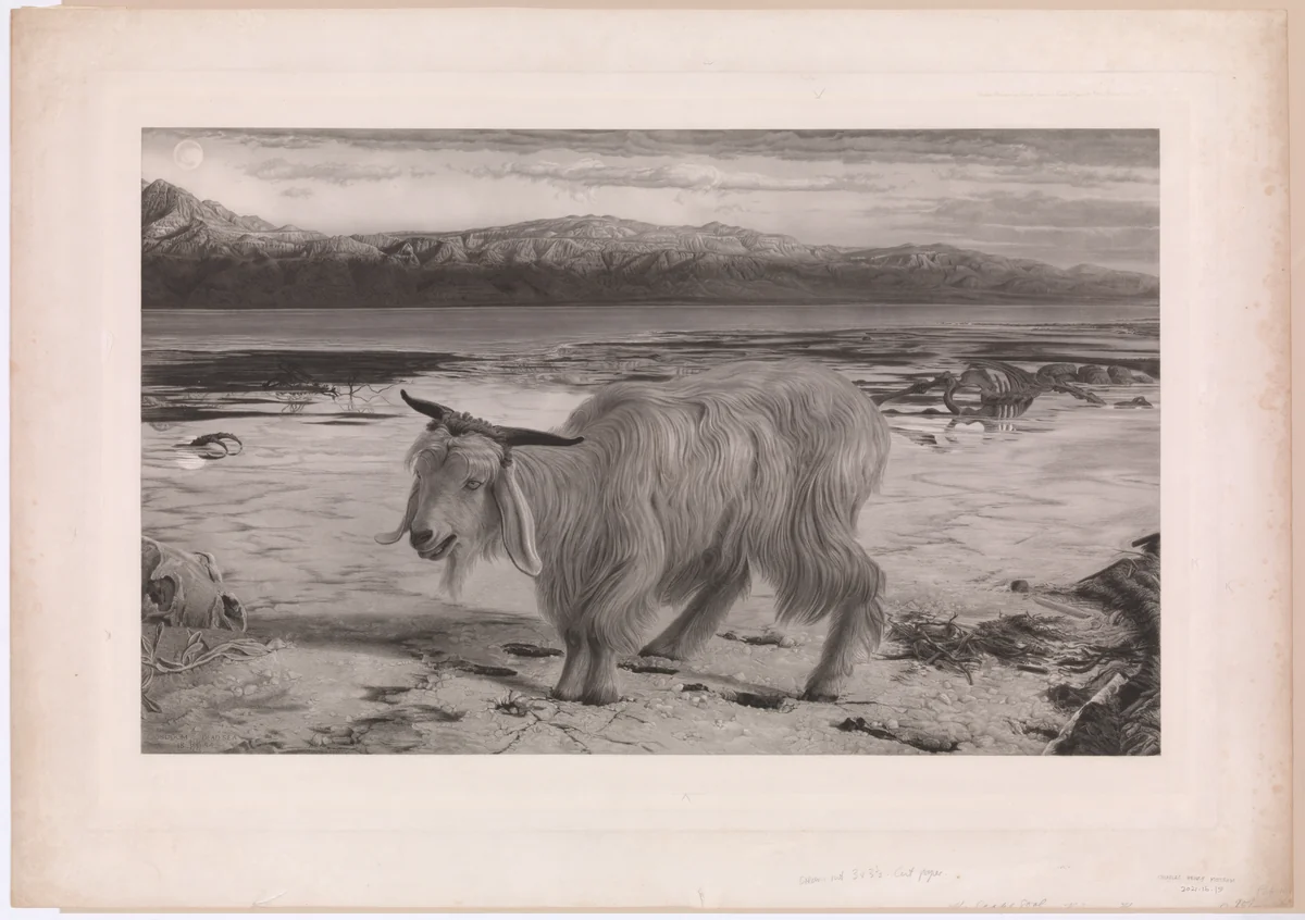 The Scapegoat by Charles Henry Mottram, print, 1861