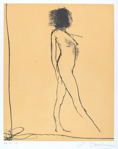 Dancer by Nathan Oliveira, print, 2004