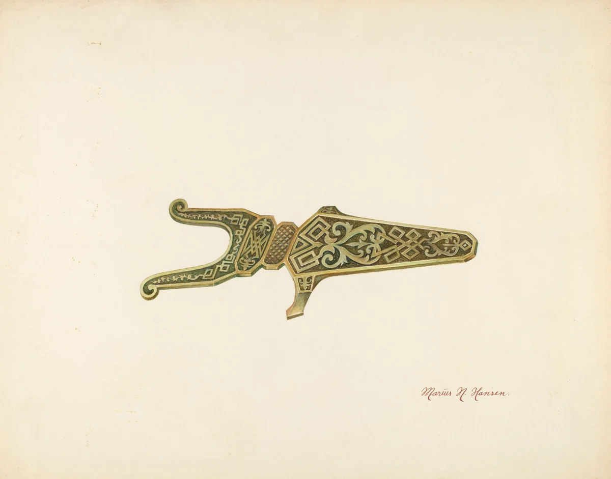 Bootjack by Marius Hansen, index of american design, 1940
