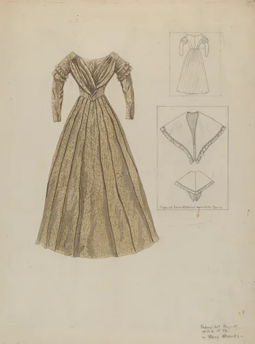 Dress by Mary E. Humes, index of american design, 1937