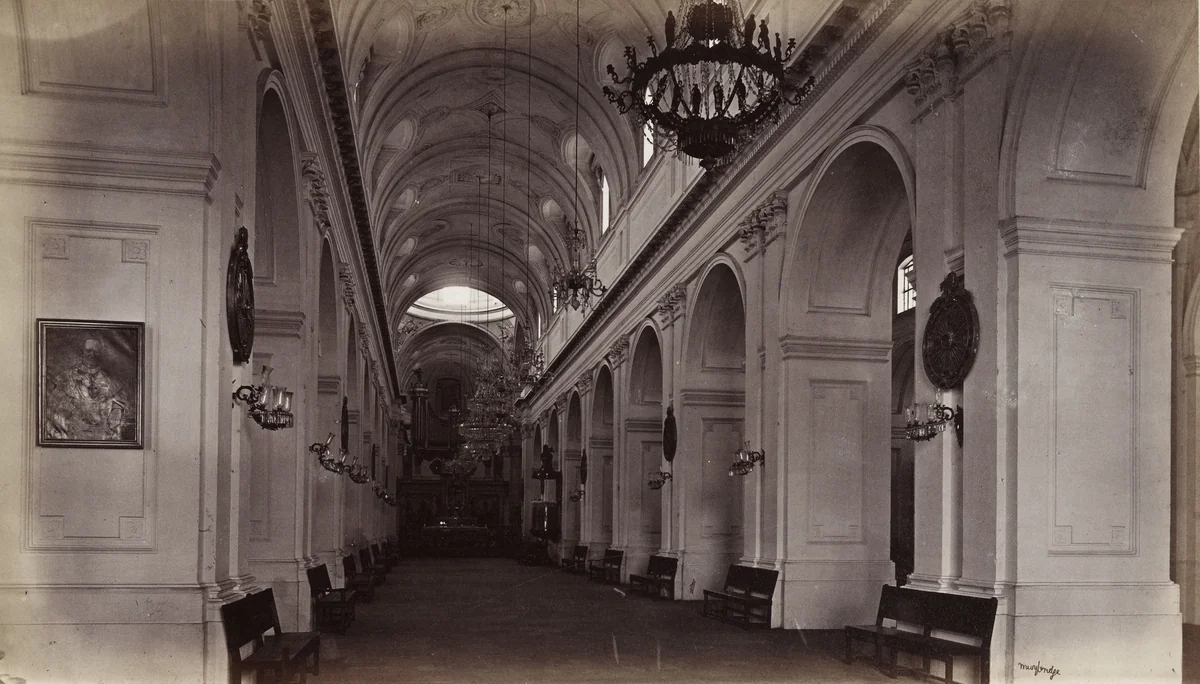 Cathedral, Guatemala by Eadweard Muybridge, photograph, 1875