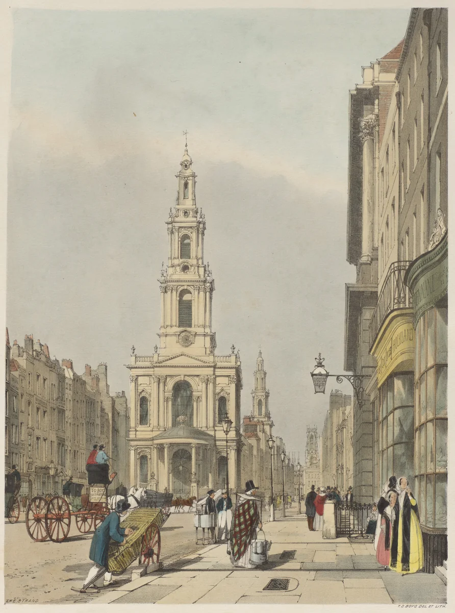 London As It Is: The Strand by Thomas Shotter Boys, book, 1842