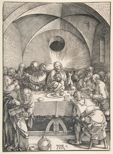 The Last Supper by Albrecht Dürer, print, 1510