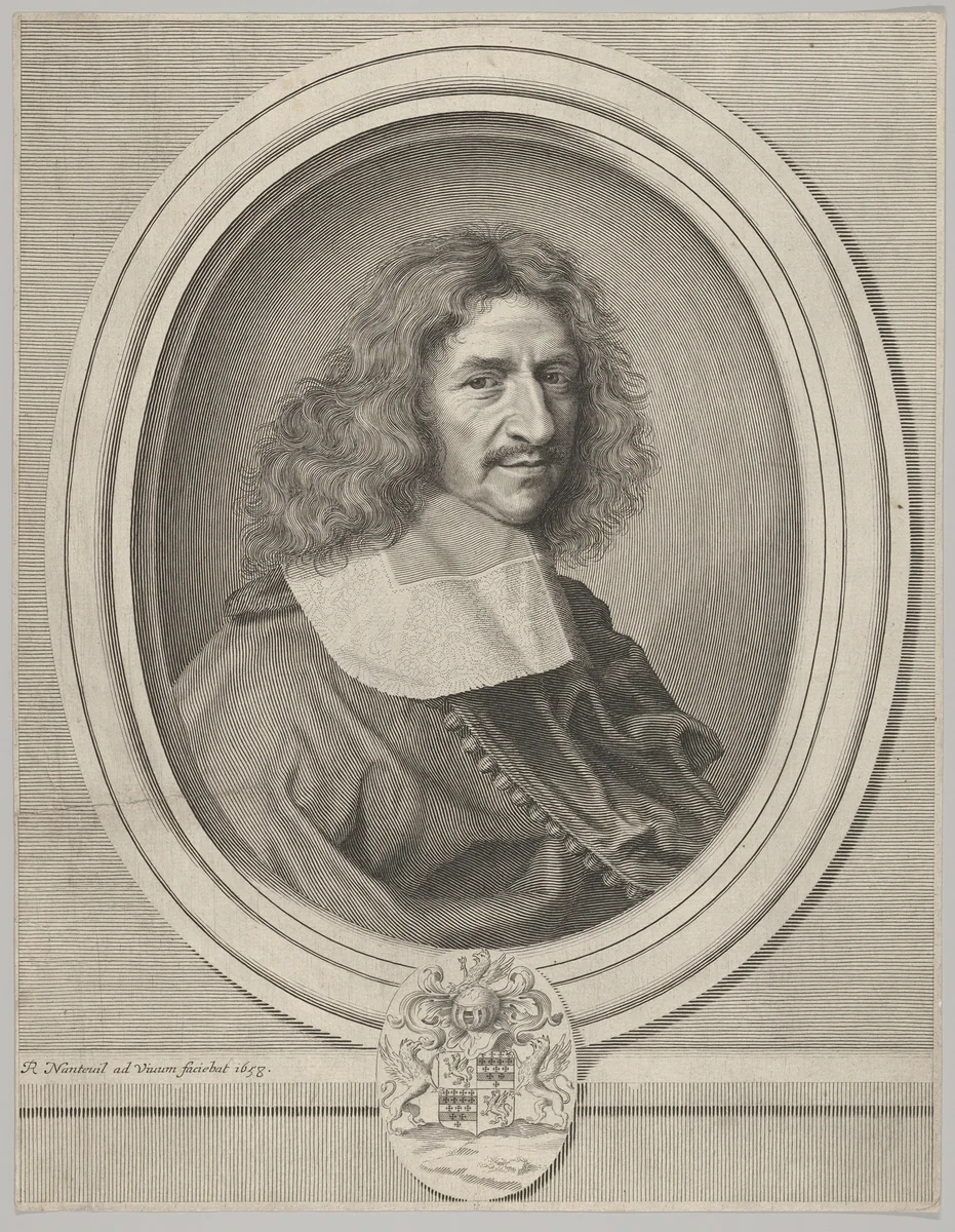 Louis Hesselin by Robert Nanteuil, print, 1658