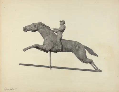 Weather Vane Finial by Helen Hobart, index of american design, 1938