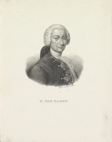 Portret Willem van Haren by anonymous, print, 1822-1845