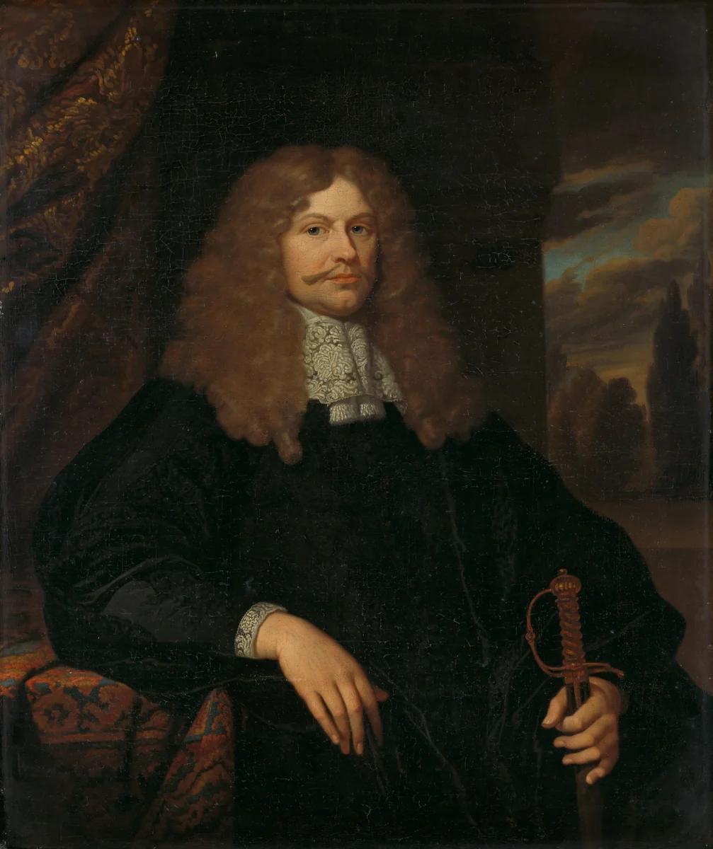 Untitled by Caspar Netscher, painting, 1660-1684