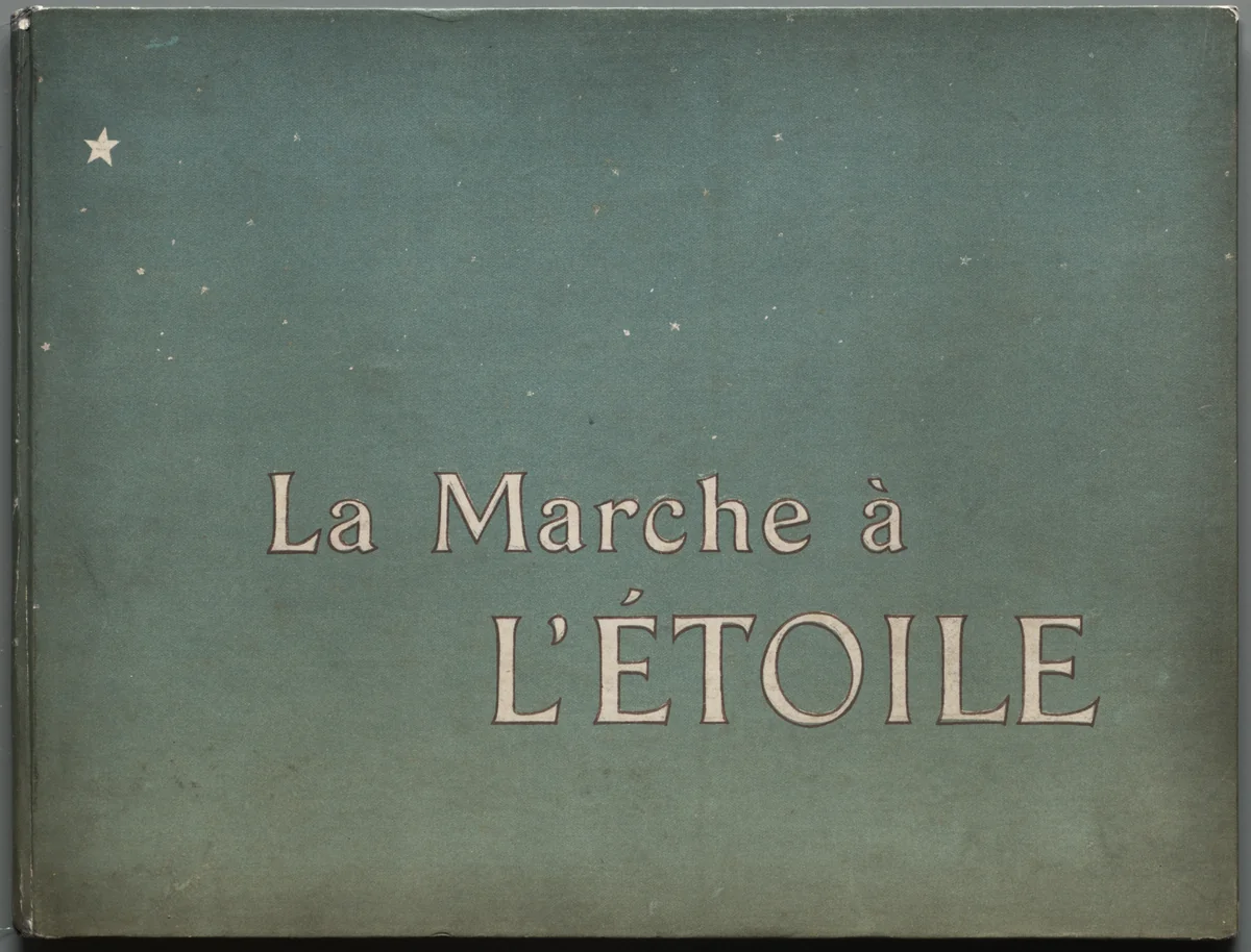 The Progress of the Stars: Cover by Henri Rivière, book, 1890