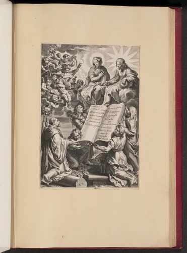 Title Page for Ludovicus Blosius, Opera by Cornelis Galle
Peter Paul Rubens, print, 1632