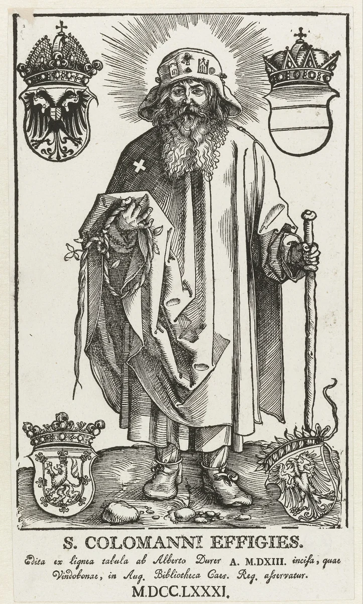 Heilige Koloman by Unknown, print, 1513