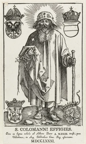 Heilige Koloman by Unknown, print, 1513