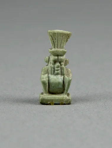 Amulet of the God Bes by Egyptian, metalwork, -1070--656