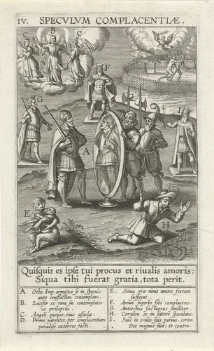 Spiegel der welbehagen by Theodoor Galle, print, 1610