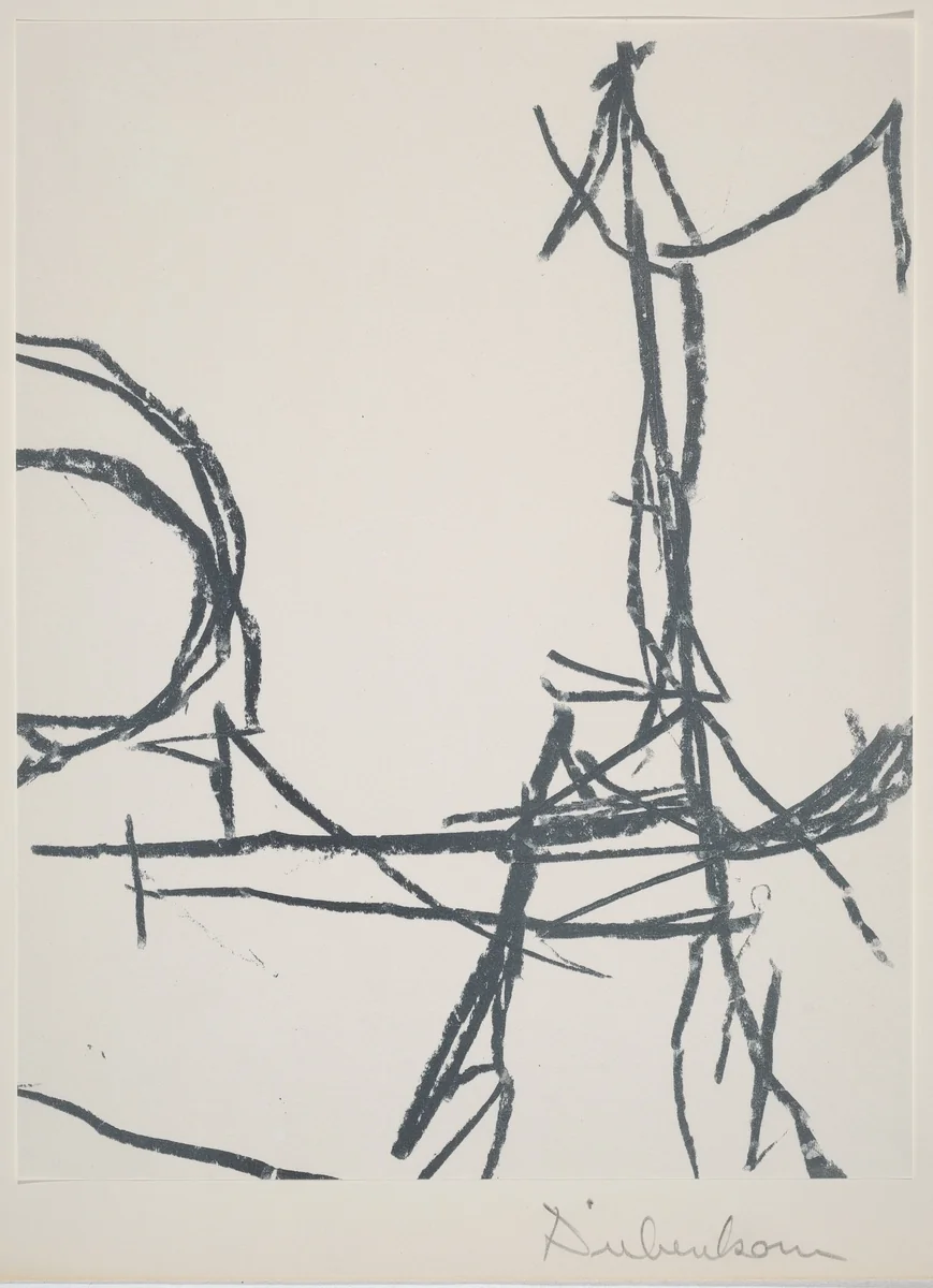 Untitled (Abstraction) by Richard Diebenkorn, portfolio, 1948