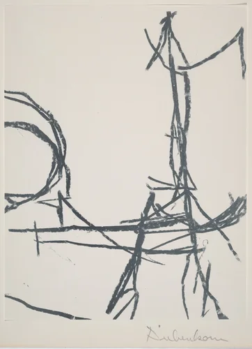 Untitled (Abstraction) by Richard Diebenkorn, portfolio, 1948