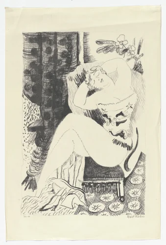 Edith by Walt Kuhn, print, 1925