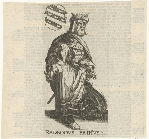 Radbod by Simon Frisius, print, 1622