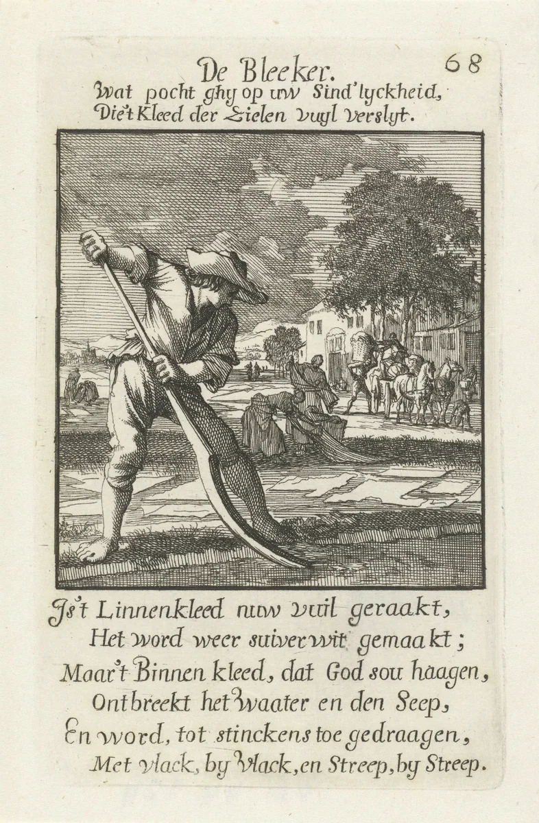 Bleker by Caspar Luyken, print, 1694