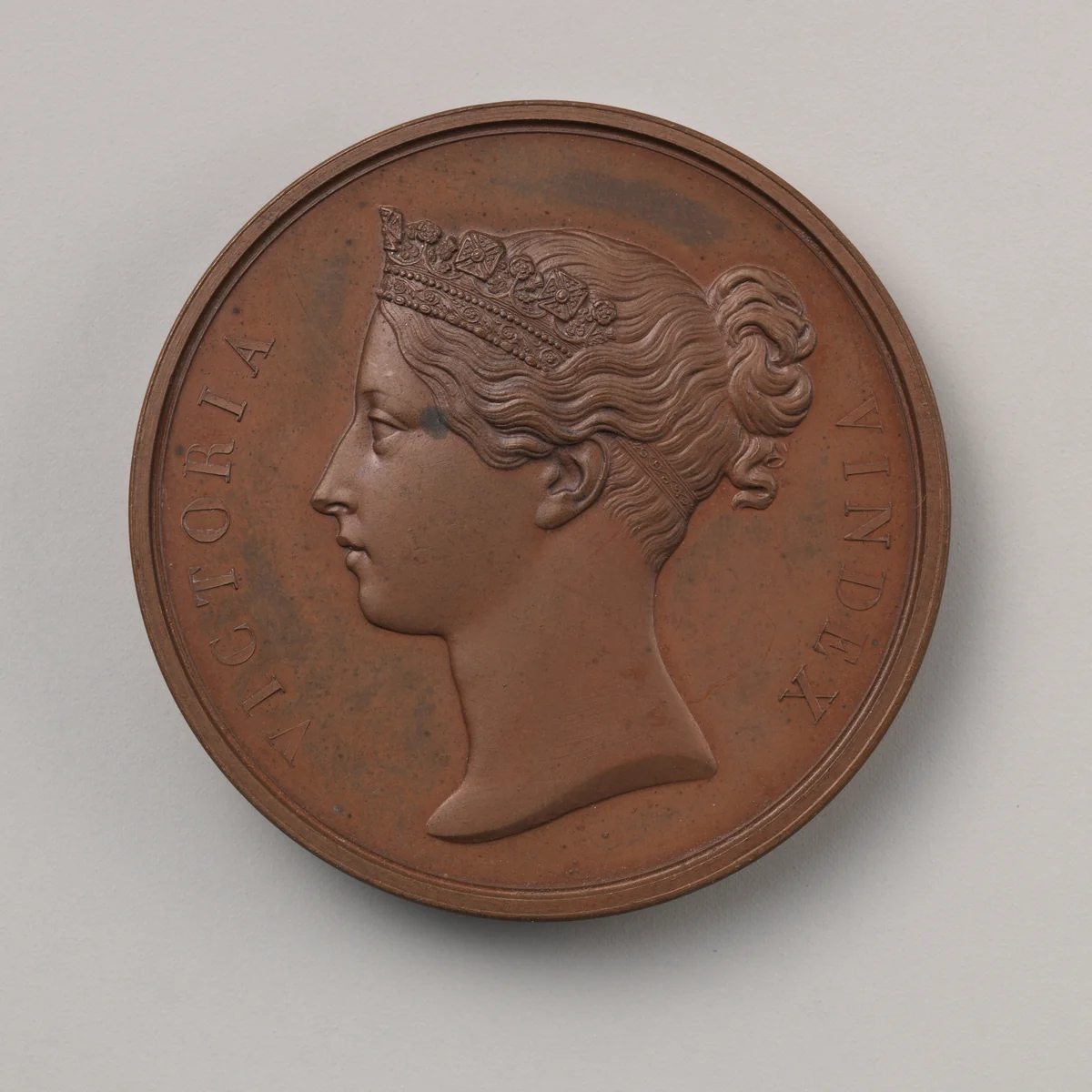 First Form of the Afghanistan Medal, 1842 by William Wyon, metalwork, 1842