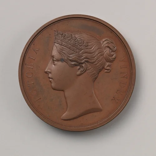 First Form of the Afghanistan Medal, 1842 by William Wyon, metalwork, 1842