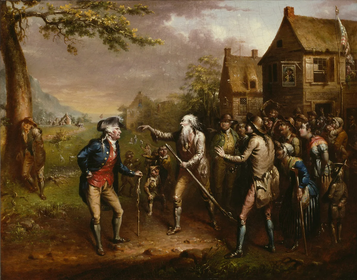 Rip Van Winkle by John Quidor, painting, 1829