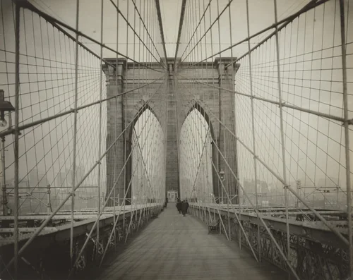 Brooklyn Bridge by Unidentified Photographer, photograph, 1914