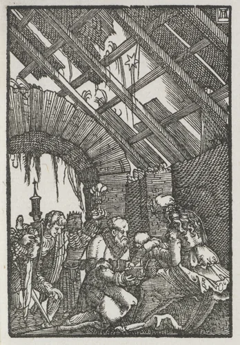 The Fall and Redemption of Man: The Adoration of the Magi by Albrecht Altdorfer, print, 1510-1520