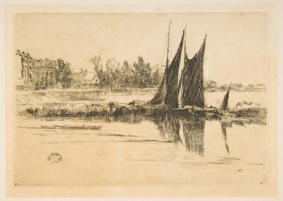Hurlingham by James McNeill Whistler, print, 1879