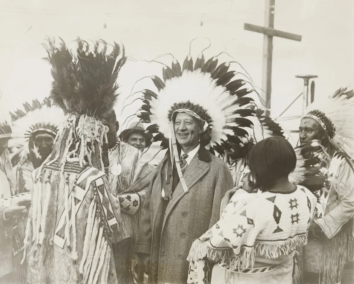 "Governor Smith Becomes Chief 'Leading Star'" by Pacific & Atlantic Photos, photograph, 1923