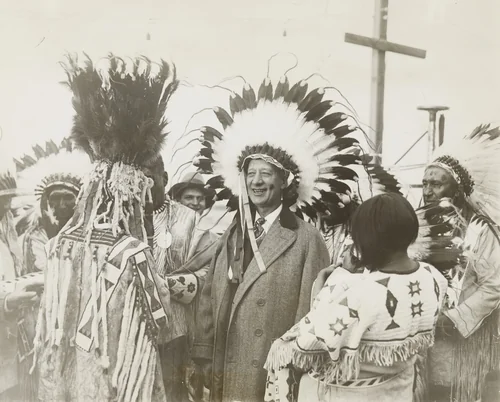 "Governor Smith Becomes Chief 'Leading Star'" by Pacific & Atlantic Photos, photograph, 1923
