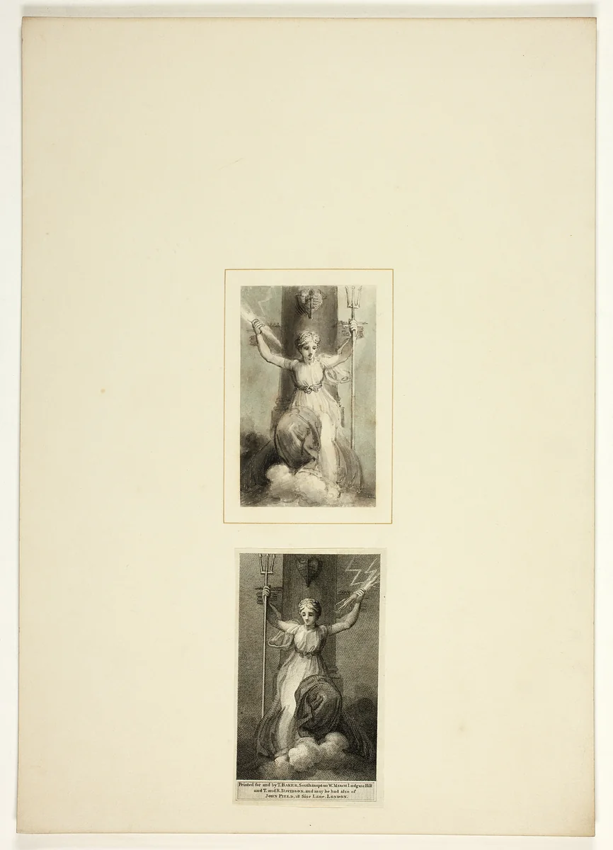 Study for a plate from Telemachus by Thomas Stothard, drawing, 1793-1803