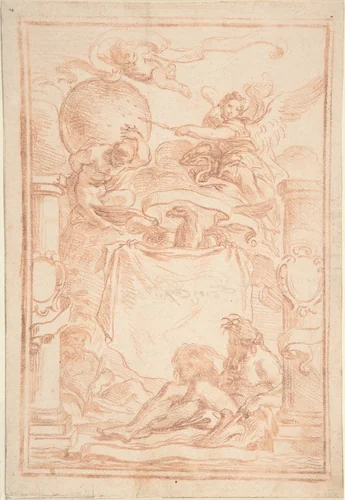 Frontispiece by anonymous, drawing, 1700-1800