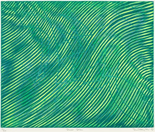 Shoal Green by Stanley William Hayter, print, 1901-1988