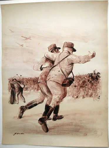 To Serve by Jean-Louis Forain, print, 1913