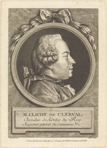 M. Clicot de Clerval by Pierre Etienne Moitte
Charles-Nicolas Cochin II, print, 1722-1780