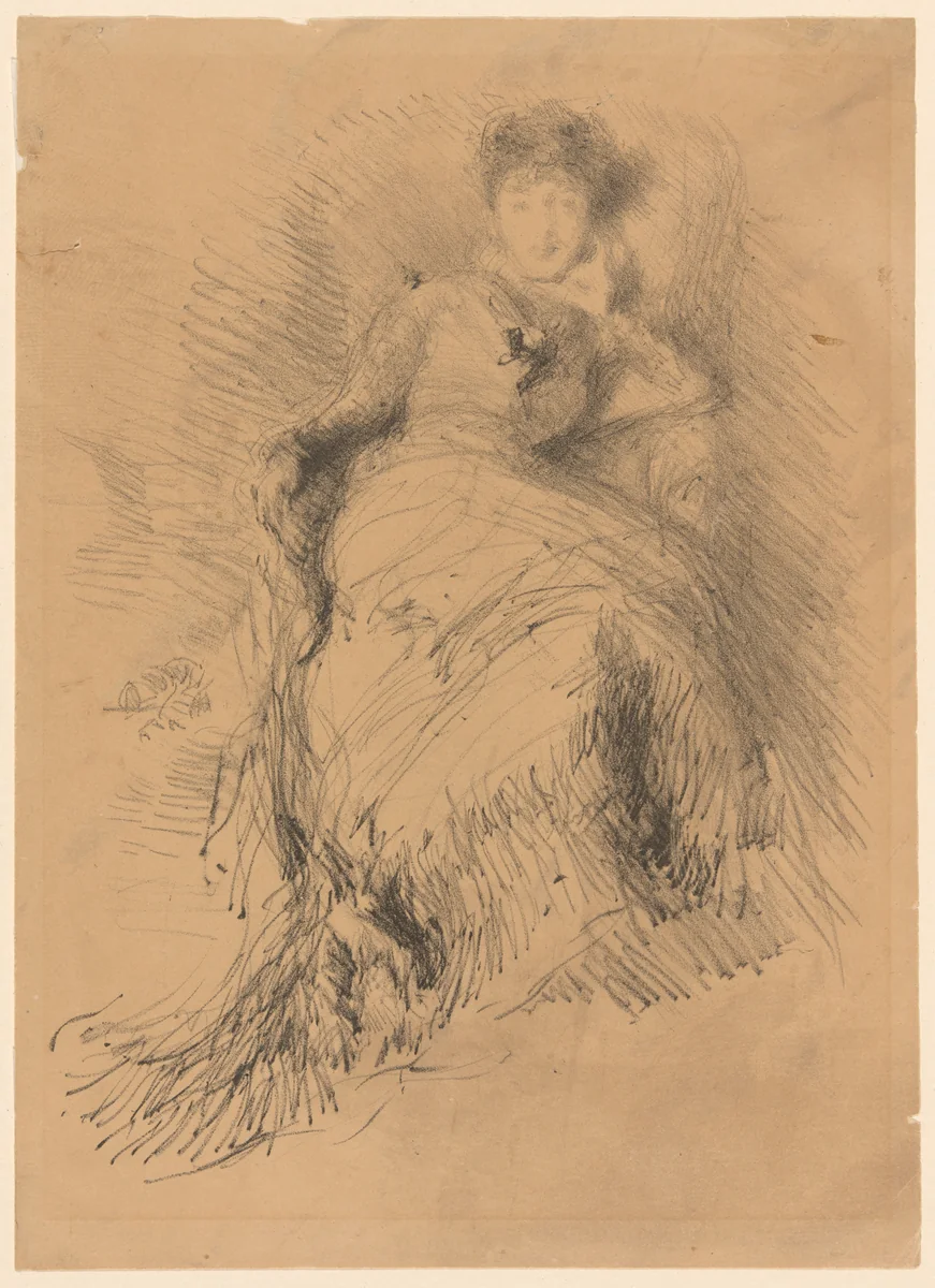 Study by James McNeill Whistler, print, 1878