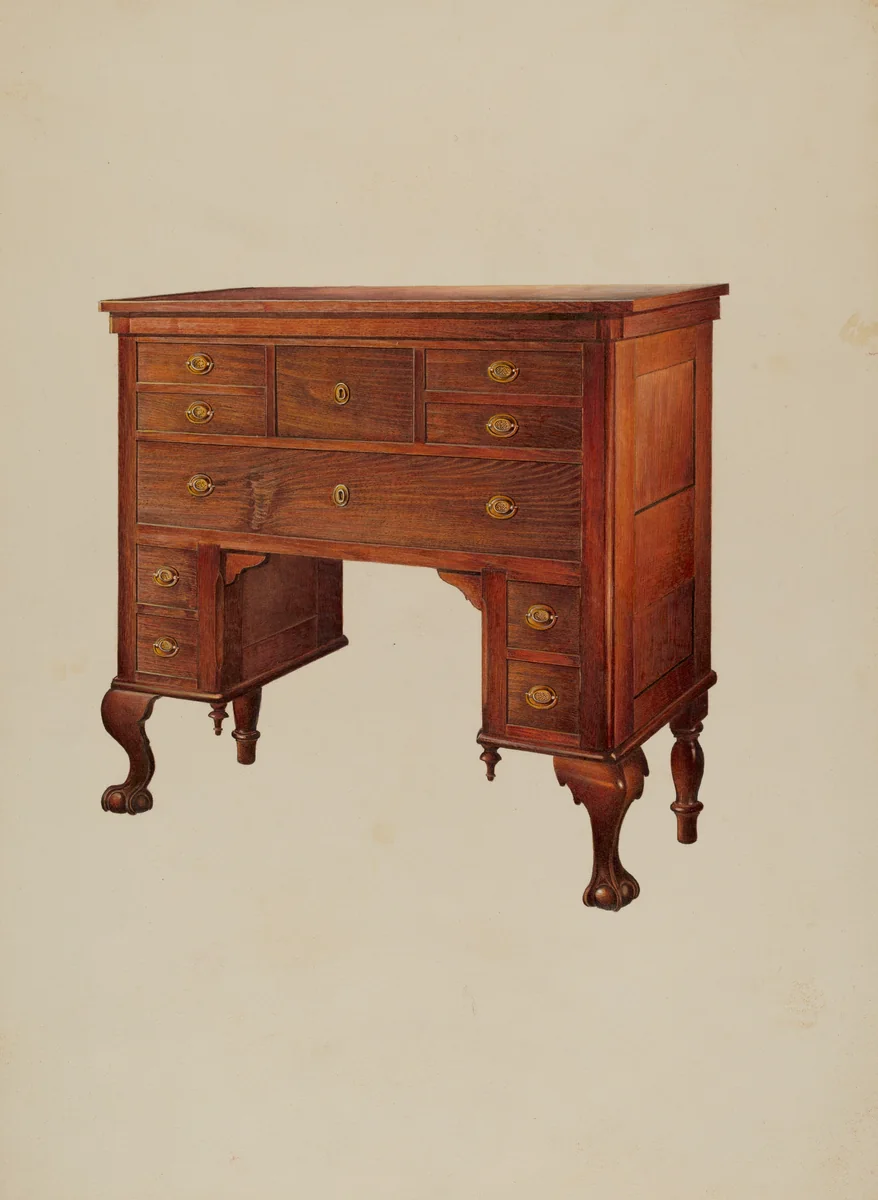 Side Board by Robert Pohle, index of american design, 1937