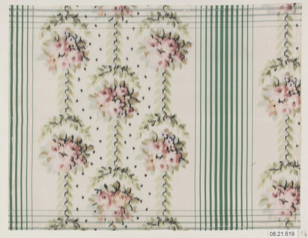 Textile sample by Unknown Designer, textile, 1900