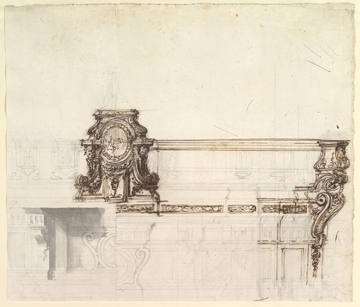 Design for an Altar by Luigi Vanvitelli, drawing, 1700-1773