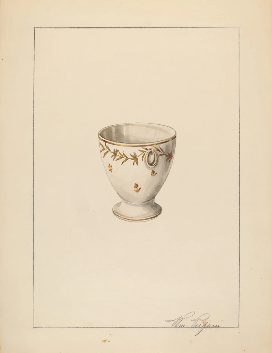 Egg Cup by William Vergani, index of american design, 1937