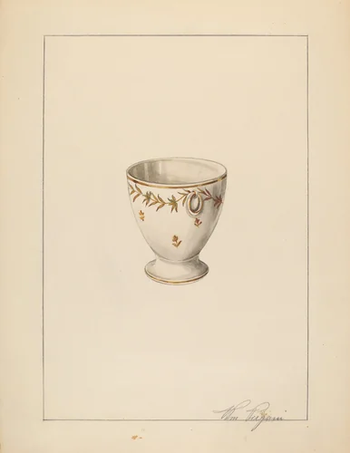 Egg Cup by William Vergani, index of american design, 1937